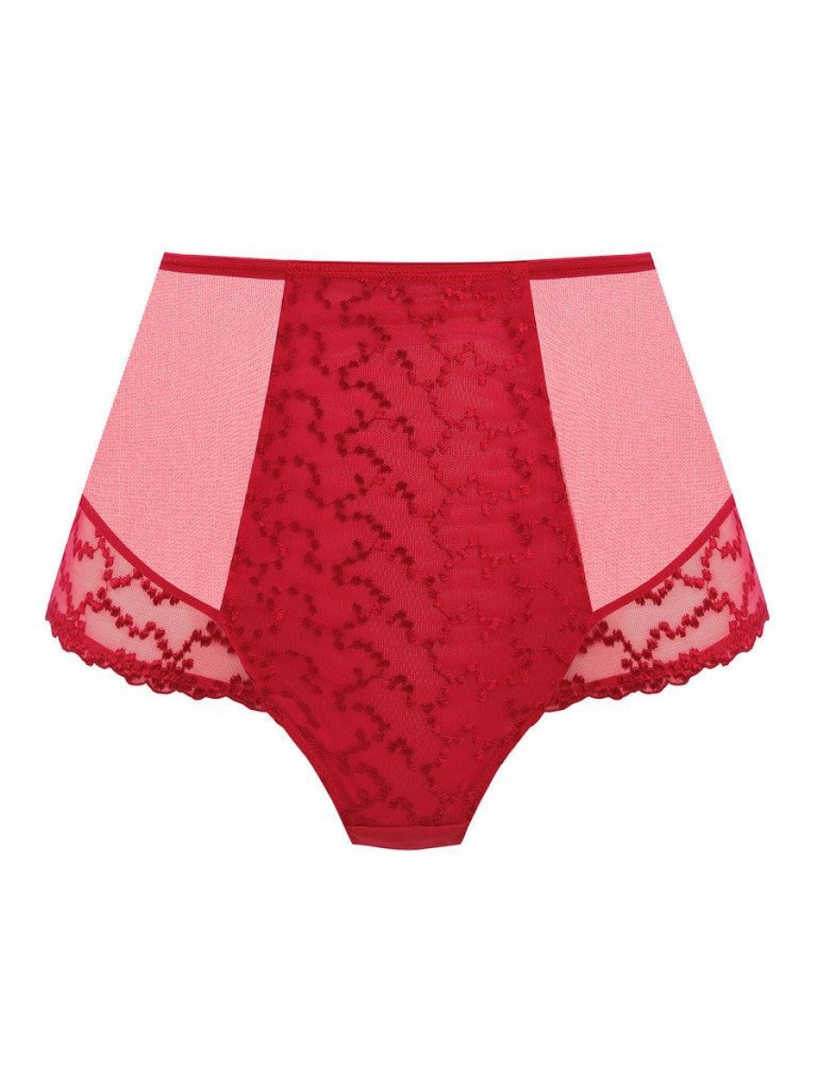 Knickers Fantasie | Fantasie Ana High Waist Brief Red