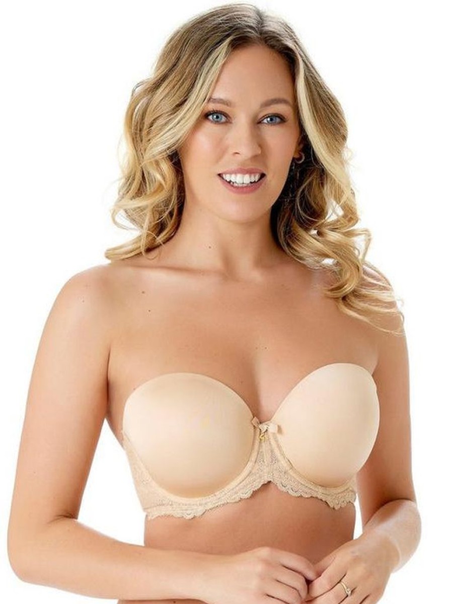 Bras wix|wix | Goddess Strapless Bra Beige