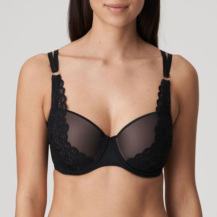 Bras Primadonna | Primadonna Twist First Night Balcony Bra Black