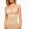 Knickers Chantelle | Chantelle Open Bust Body Nude (Sand)