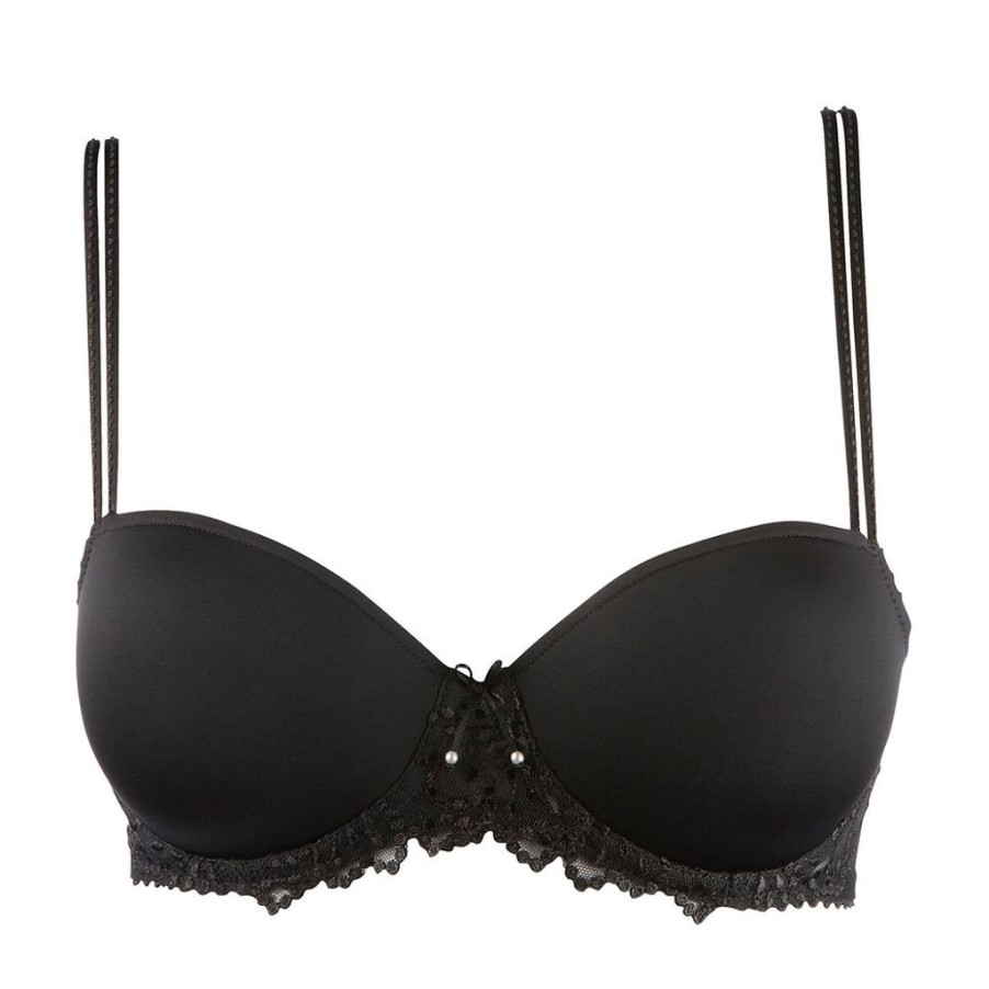 Bras wix|wix | Marie Jo Jane Padded Balcony Bra Black