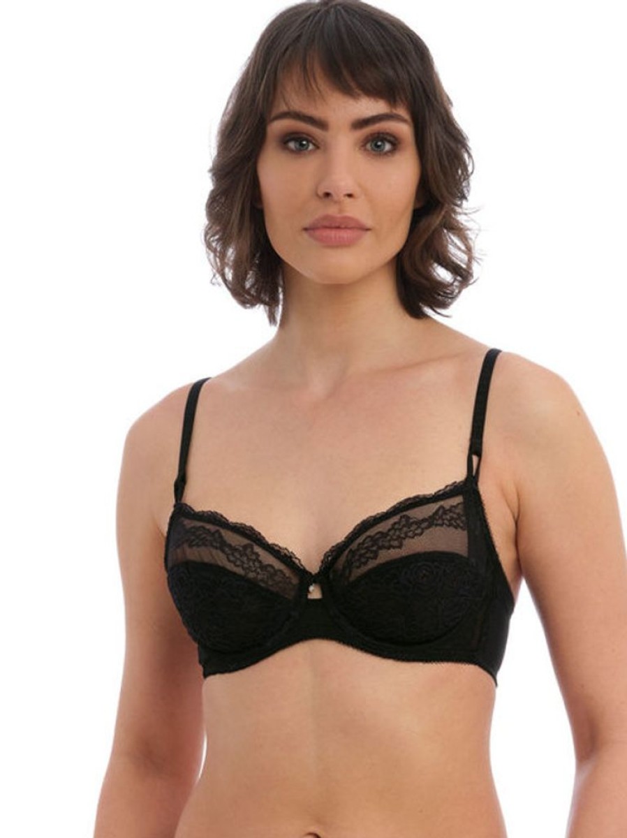 Bras Wacoal | Wacoal Ravissant Balcony Bra Black