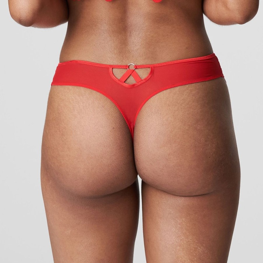 Knickers Primadonna | Primadonna Twist First Night Thong Red