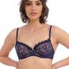 Bras Wacoal | Wacoal Sakura Balcony Bra Navy