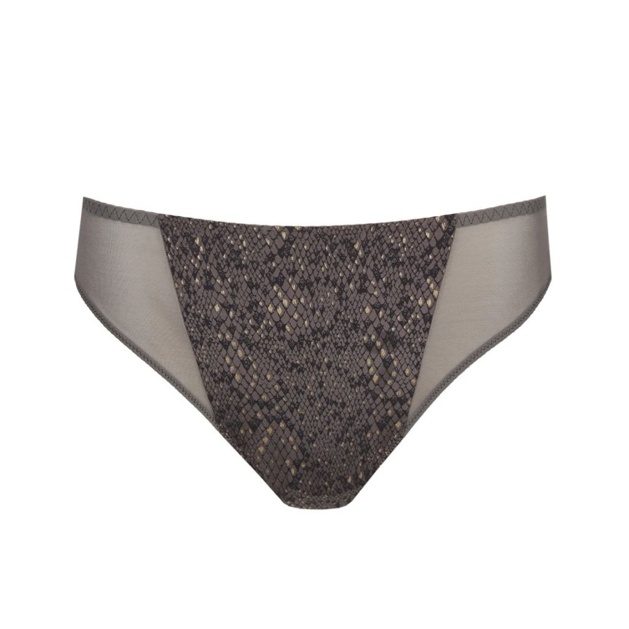 Knickers Primadonna | Primadonna Twist Villemin Rio Brief Kitten Grey