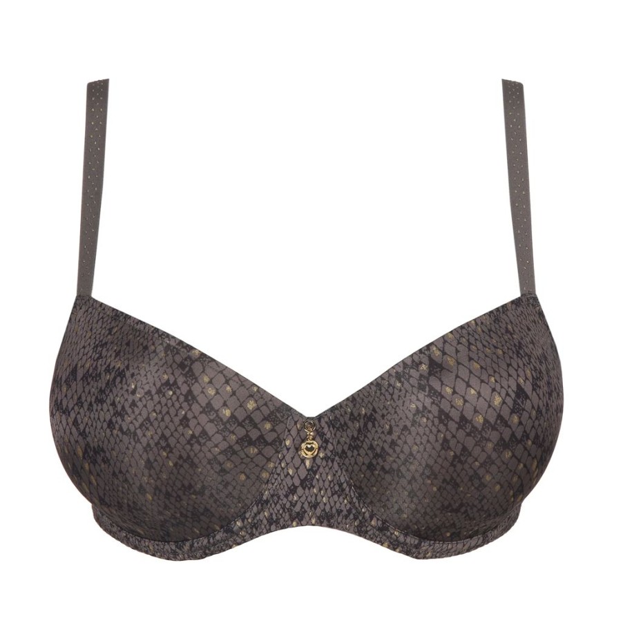 Bras Primadonna | Primadonna Twist Villemin Balcony Bra Kitten Grey