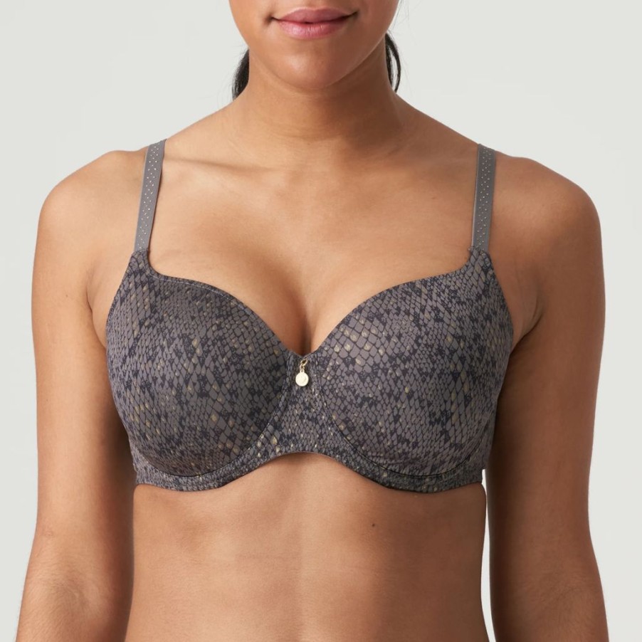 Bras Primadonna | Primadonna Twist Villemin Heartshape Bra Kitten Grey