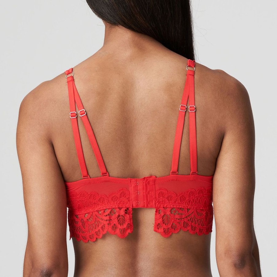 Bras Primadonna | Primadonna Twist First Night Triangle Bra Red