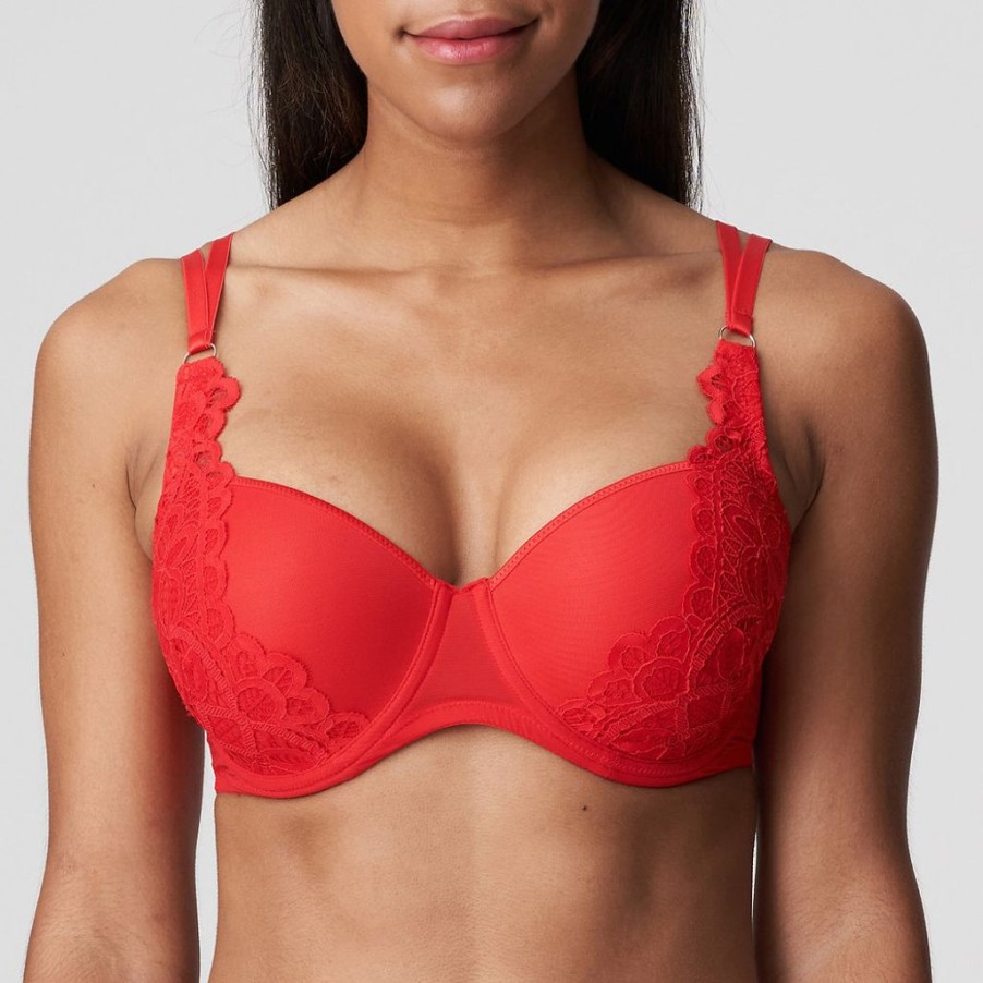 Bras Primadonna | Primadonna Twist First Night Balcony Bra Red