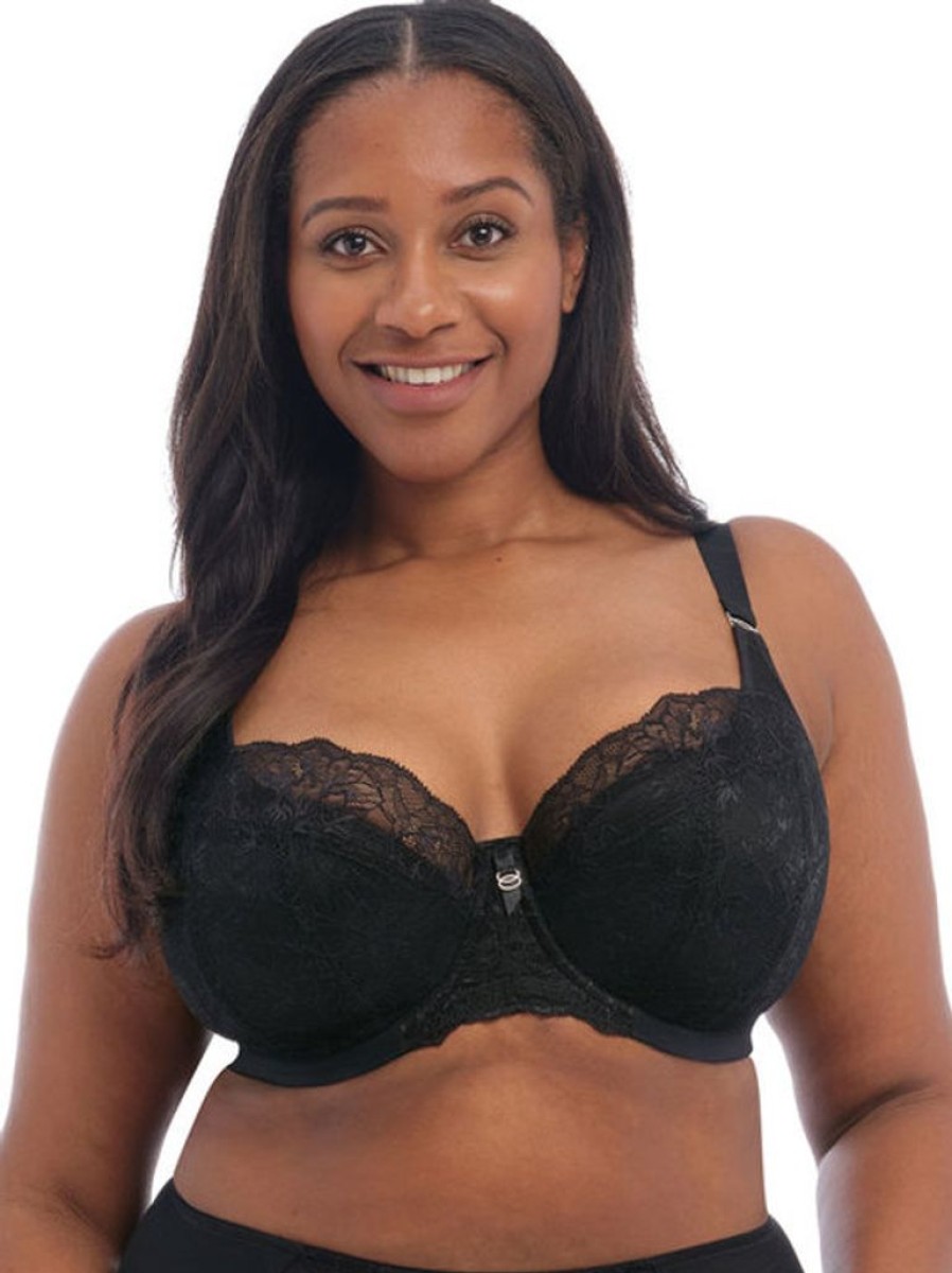 Bras Elomi | Elomi Brianna Padded Half Cup Bra Black