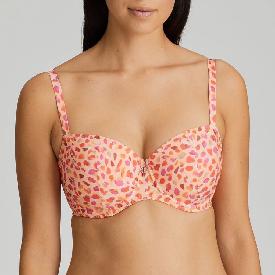 Bras Primadonna | Primadonna Twist Gelato Padded Balcony Bra Blushing Orange