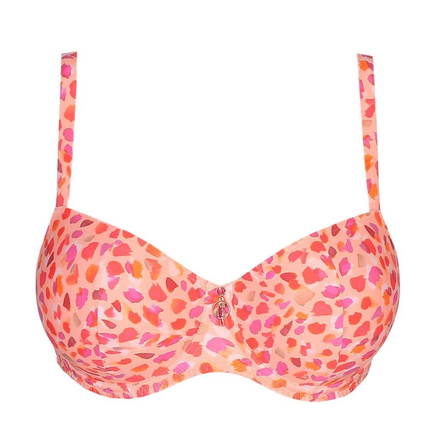 Bras Primadonna | Primadonna Twist Gelato Padded Balcony Bra Blushing Orange